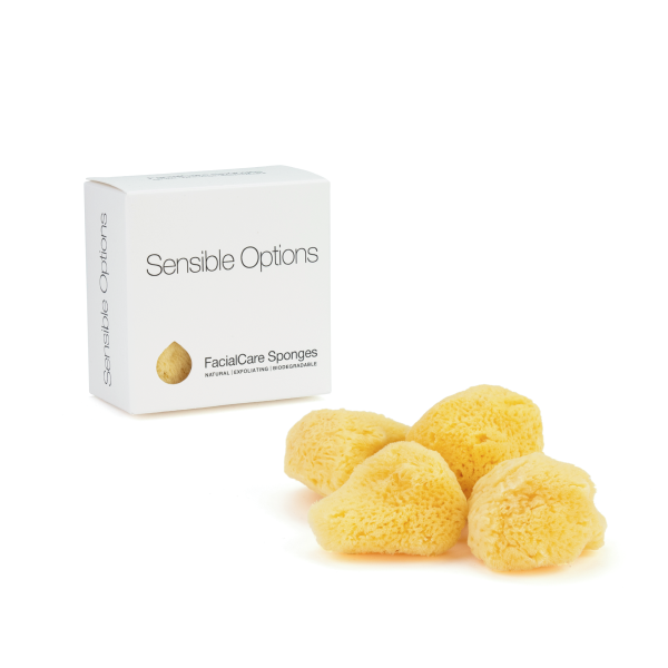 FacialCare Bleached Caribbean Sea Sponges - Retail Packaging