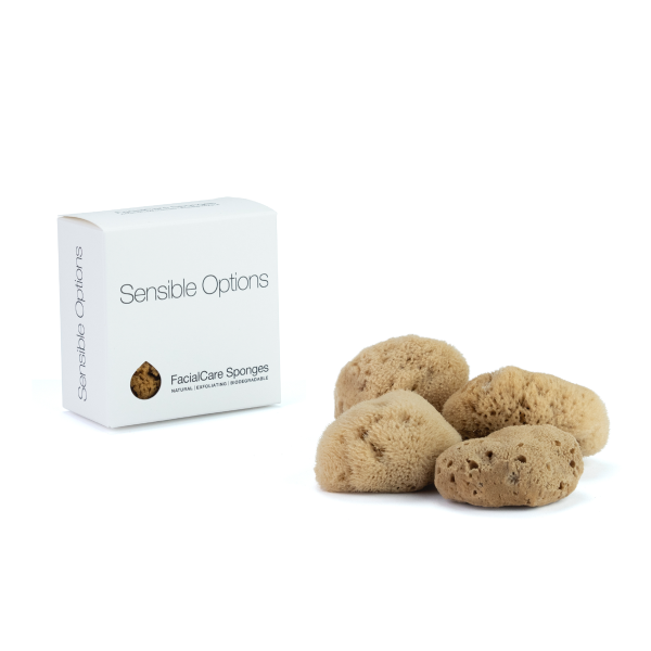 FacialCare Sea Sponges - Unbleached - Retail Packaging
