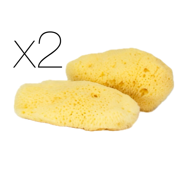 IntimateCare Sponges - 2x 6.5-8cm Bleached - Retail Packaging