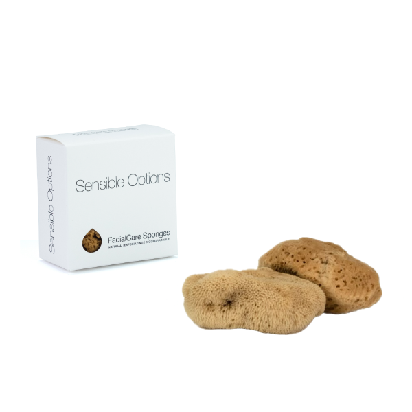 IntimateCare Sponges - 2x 6.5-8cm Unbleached - Retail Packaging